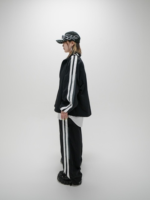 KIJUN Double Line Track Pants スウェット パンツ Never mind the XU】set up side line track pants / 【ネバーマインド