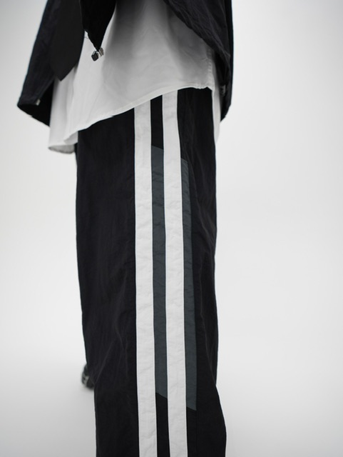 Never mind the XU】set up side line track pants / 【ネバー