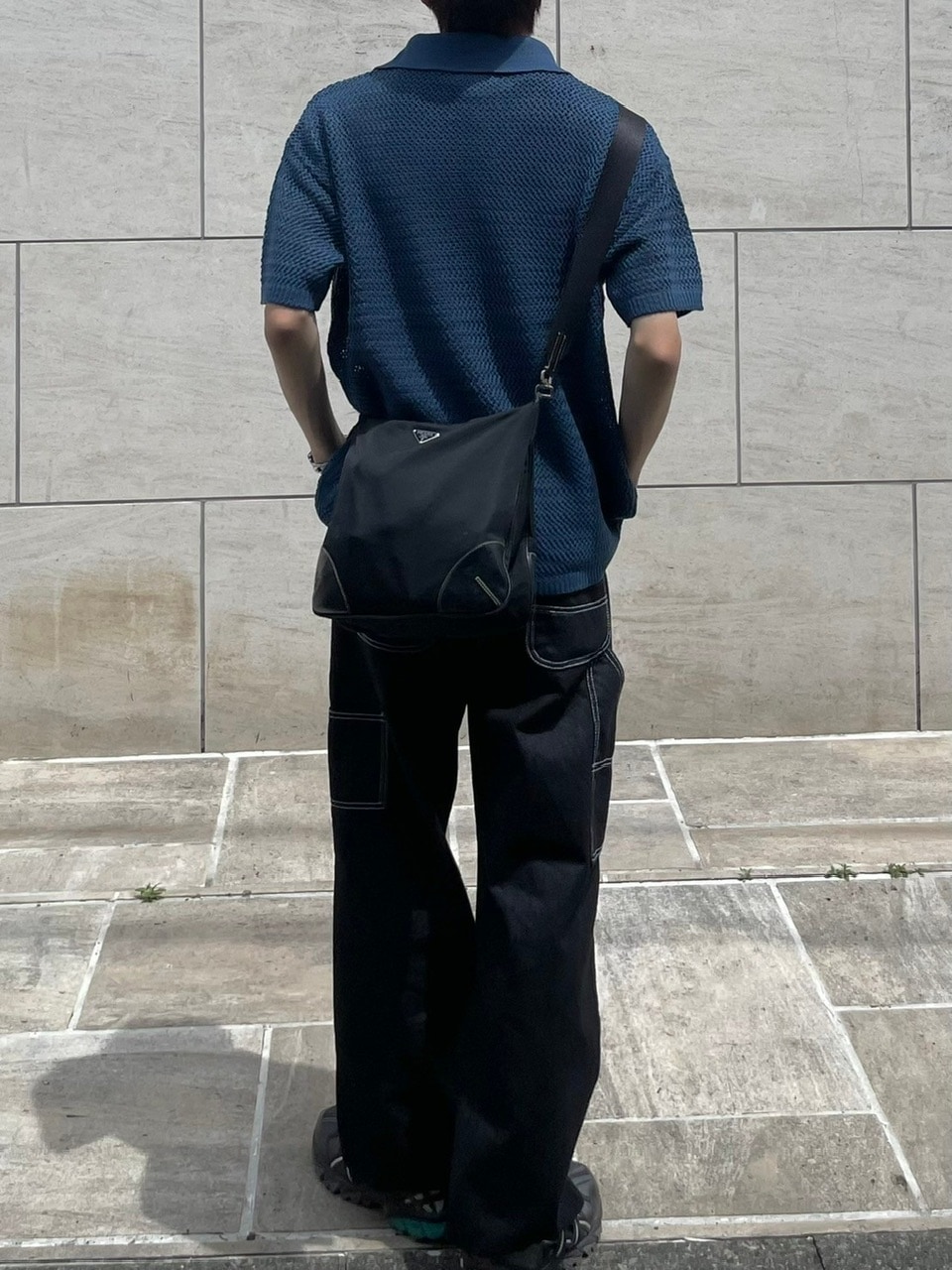 東京店WEB限定受注制【Chikashitsu +】skipper mesh knit polo