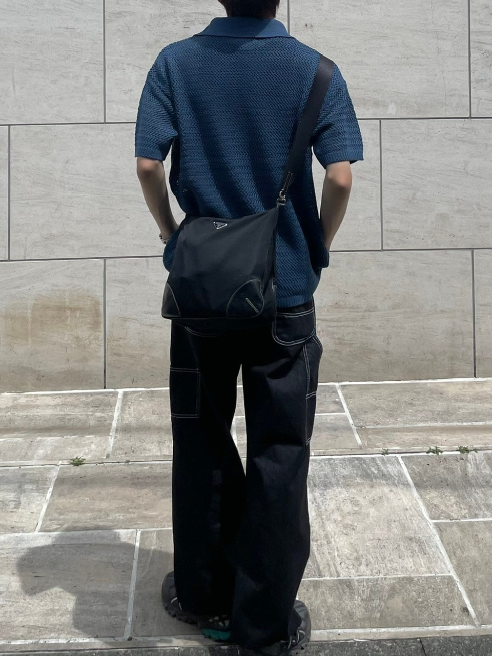 受注制【Chikashitsu +】summer mesh knit polo (4color)