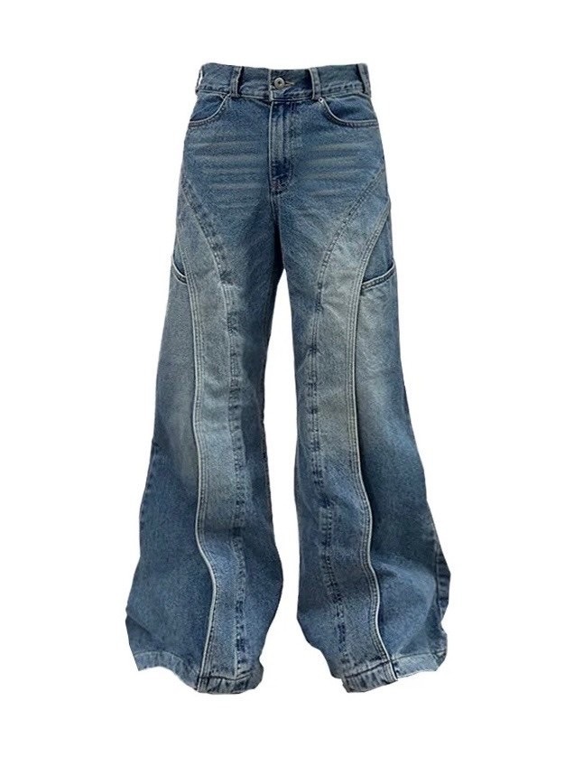 IFEELLUCKY】Wide flare placket pants | OUR BRAND,IFEELLUCKY 