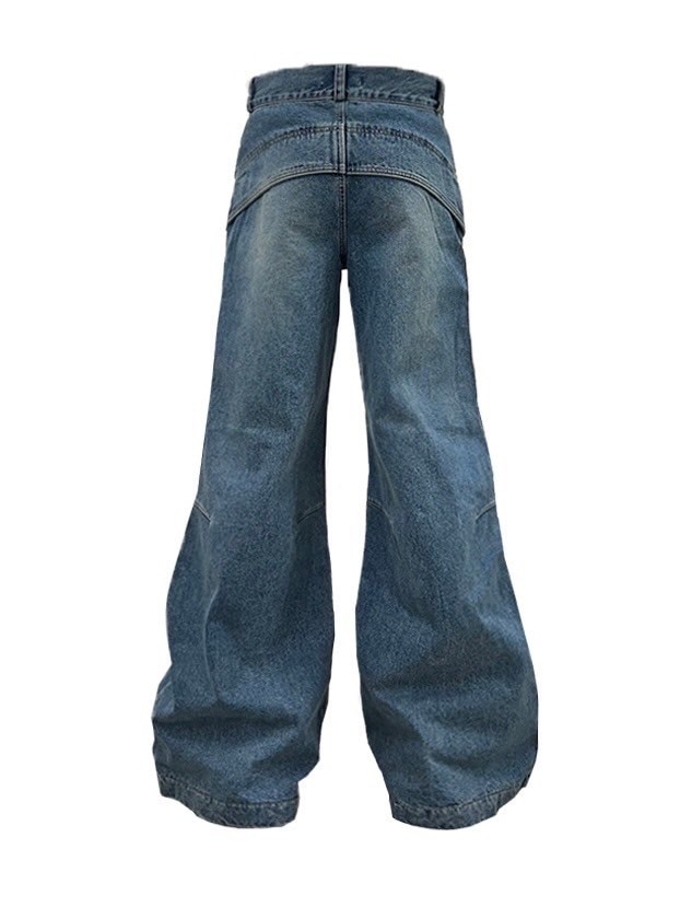 IFEELLUCKY】Wide flare placket pants / 【アイフィールラッキー