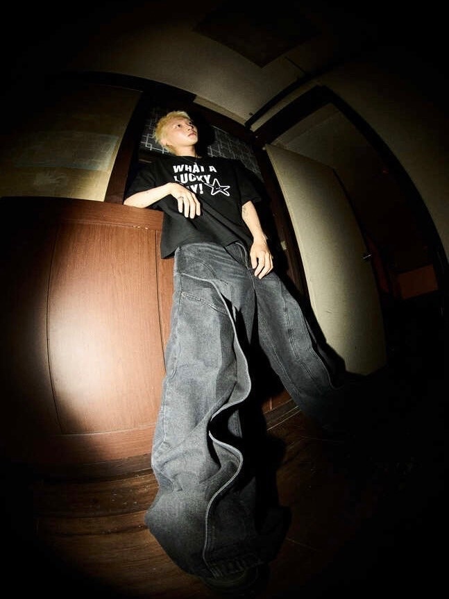 7/21再入荷【IFEELLUCKY】Wide flare placket pants / 【アイフィール