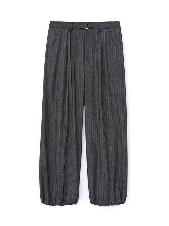 スラックス DNSR Belted Stripe Slacks 5MM460 DNSR】Belted Stripe Slacks | OUR BRAND,DNSR | PRESSING WEB SHOP