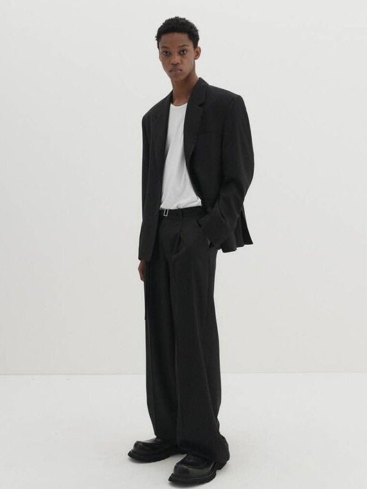 DNSR】Belted Stripe Slacks | OUR BRAND,DNSR | PRESSING WEB SHOP