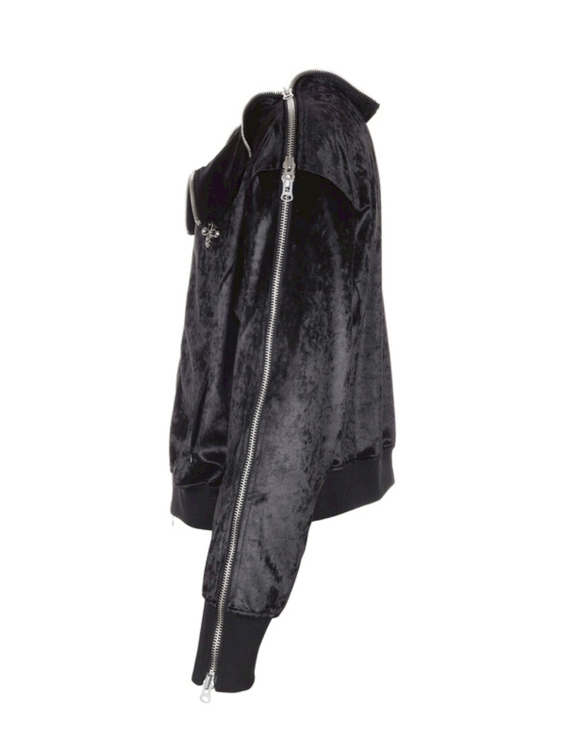 ★関税込★SURGERY★side zip velvet track jacket 'black'★ 6/16再入荷【SURGERY】side zip velvet track jacket | OUR