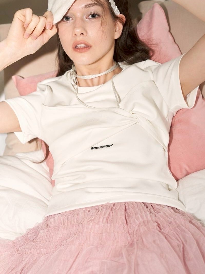 ODDONEOUT】TUCKING MASH SKIRT | OUR BRAND,ODDONEOUT