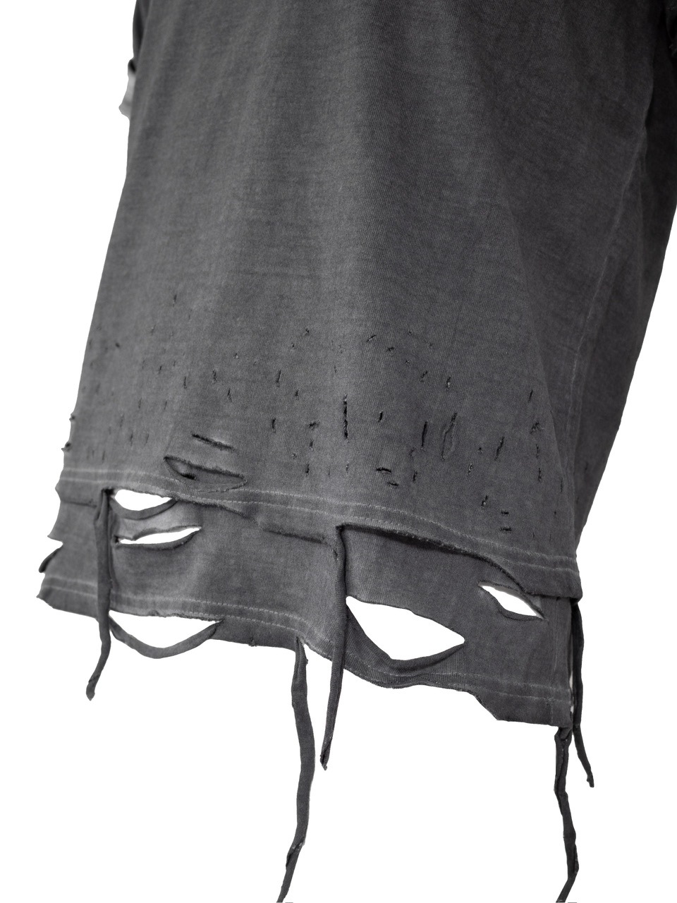 Rosen Kreuz】BOXY FIT LAYERED DAMAGE TEE | OUR BRAND,Rosen