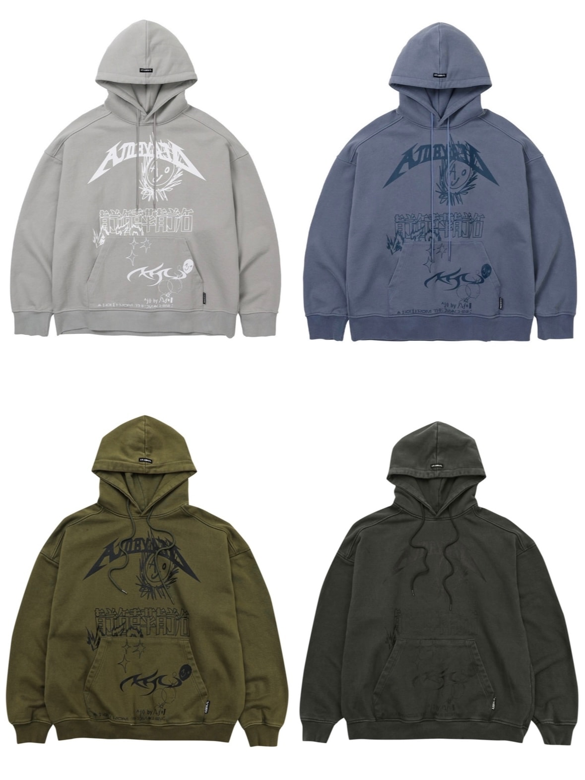 AJOBYAJO】AJOLICA Collage Hoodie | OUR BRAND,AJOBYAJO | PRESSING
