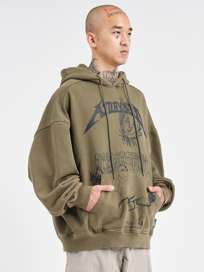 AJOBYAJO】AJOLICA Collage Hoodie | OUR BRAND,AJOBYAJO