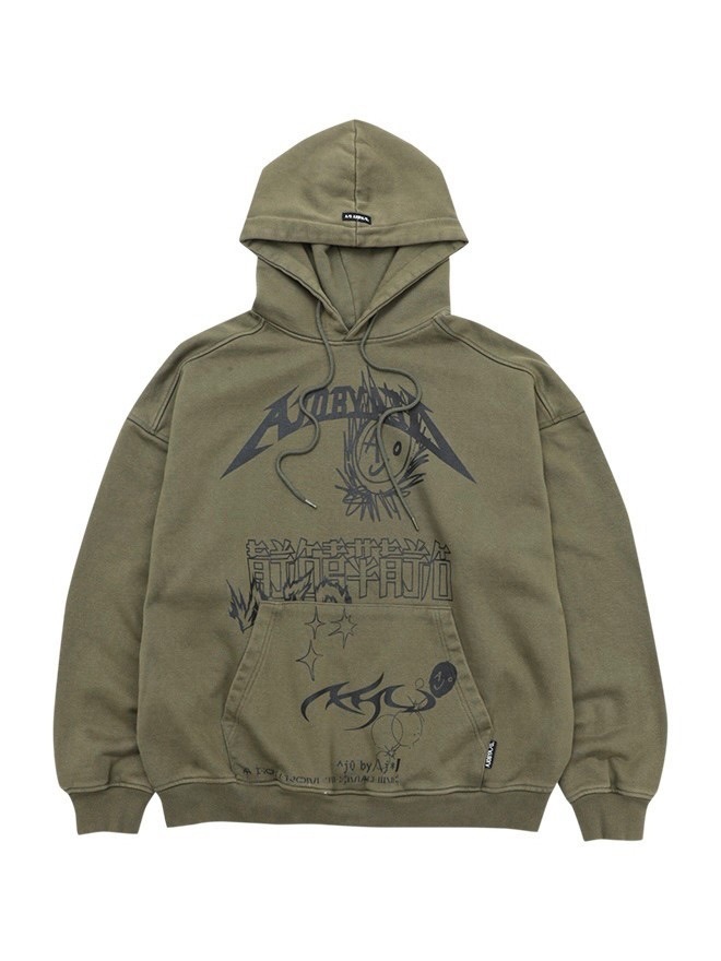 【AJOBYAJO】AJOLICA Collage Hoodie