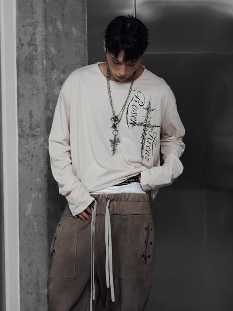 【Rosen Kreuz】ETERNAL ROSE CROSS NECKLACE