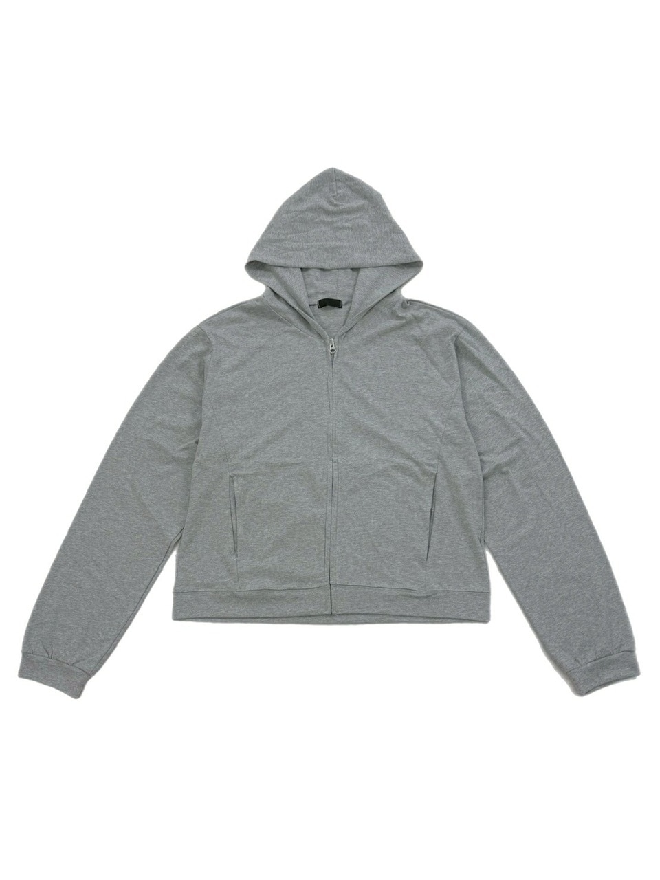 受注制【Chikashitsu +】light touch cropped hoodie