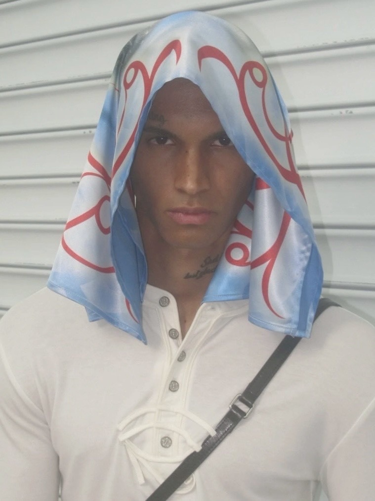 Chaos 【DEGAGE】スクウェアロフスカーフ DND4DES】The Virgin'S Thorn-Crowned Headscarf /【ディーエヌディー