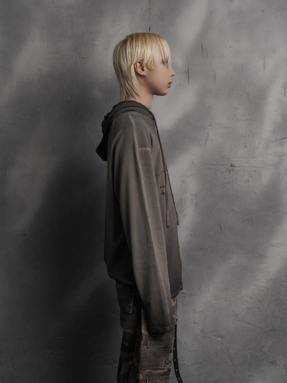 【Rosen Kreuz】thermal washing hoodie