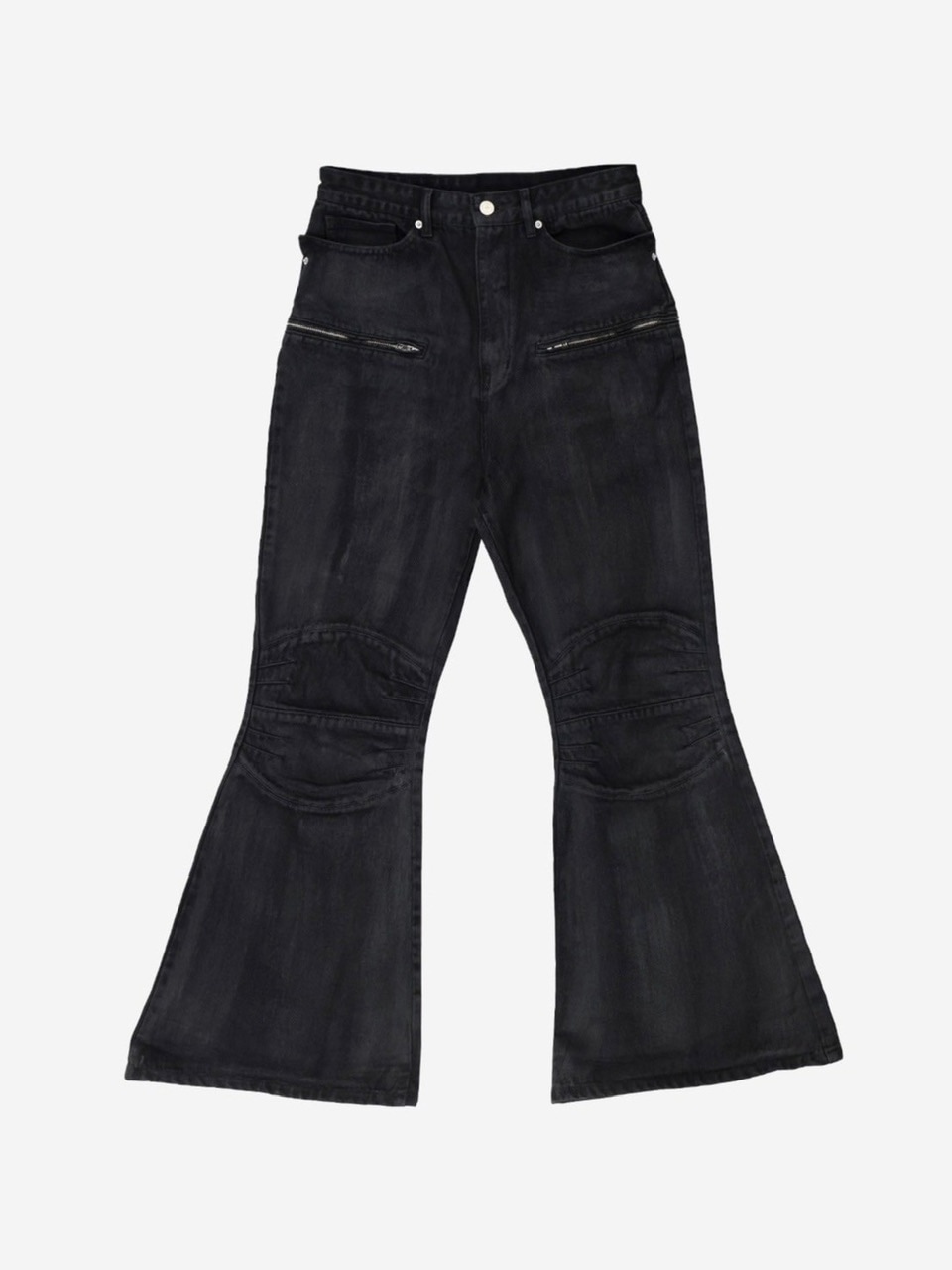 SUNDAY OFF CLUB】Waxed Black denim | OUR BRAND,SUNDAY OFF