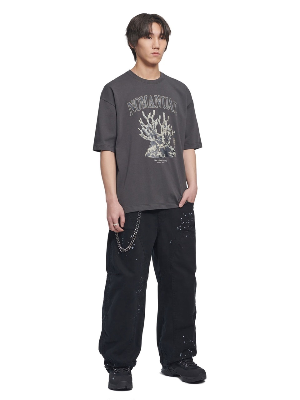 【NOMANUAL】METAL CORAL REEF T-SHIRT