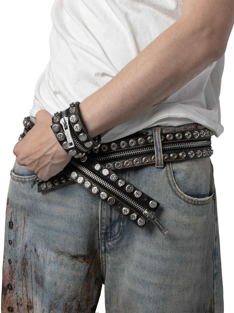 RACER WORLDWIDE】Split Button Belt | OUR BRAND,RACER WORLDWIDE