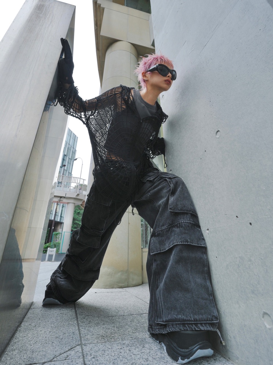 超特価SALE開催！ DIG YOUR BRAND,DIG OUR | parka zip knit GRAVE】hand OWN YOUR ジャケット・アウター