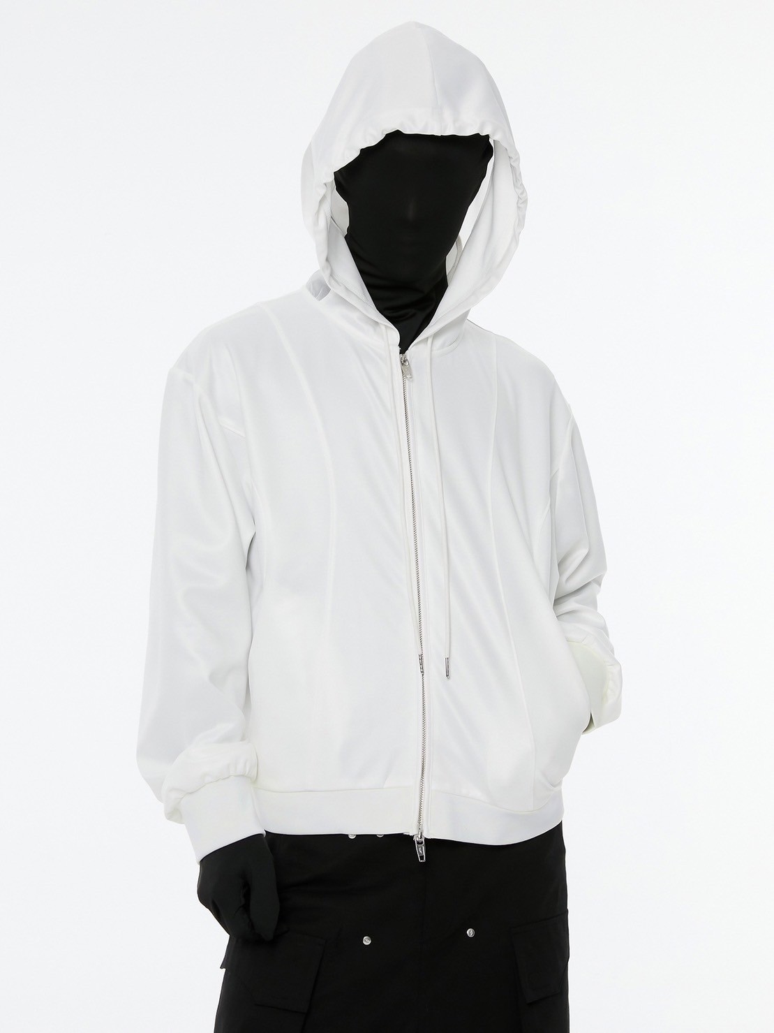 ★ANOTHERYOUTH★ 00423 Athleisure zip-up hoodie black 004-23 ANOTHERYOUTH】004-23 athleisure zip-up hoodie | OUR BRAND