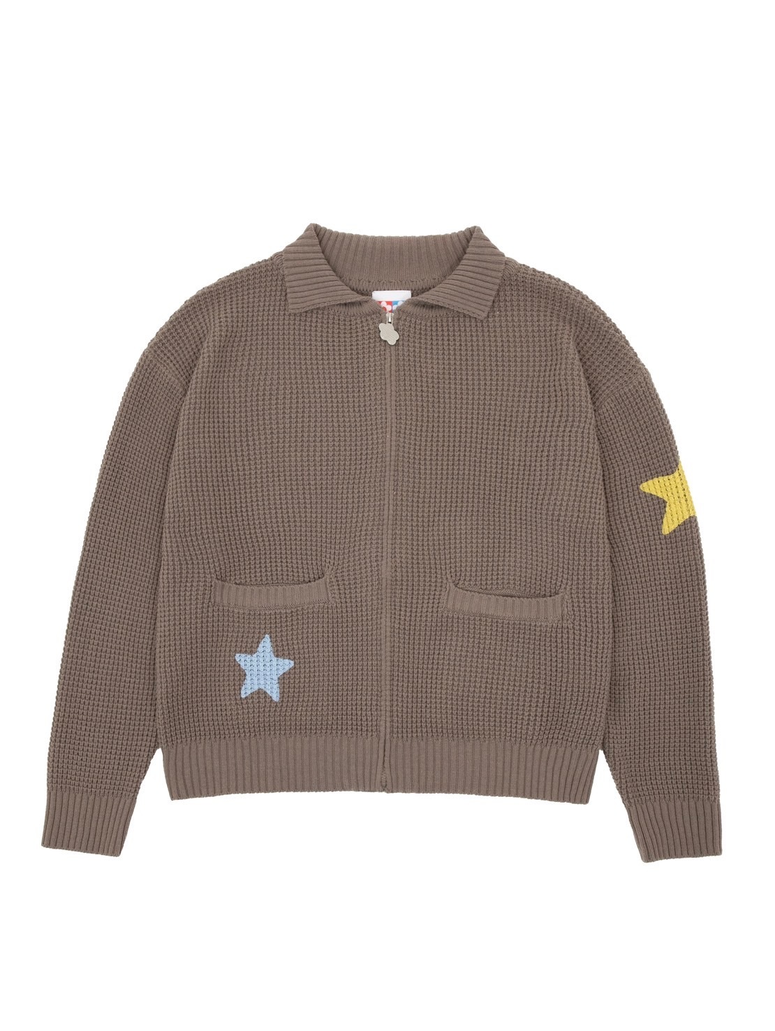 VANDY THE PINK】STAR KNIT ZIP UP | OUR BRAND,VANDY THE PINK