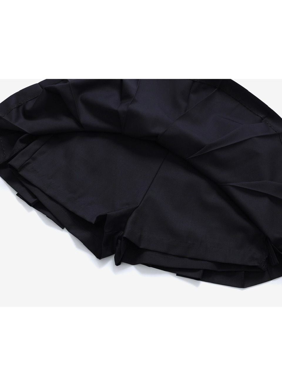 ★CRANK★RIBBED FLARE SKIRT_BLACK★正規品/韓国直送料込/人気 CRANK】FRILL PLEATS MINI SKIRT PANTS | OUR BRAND,CRANK