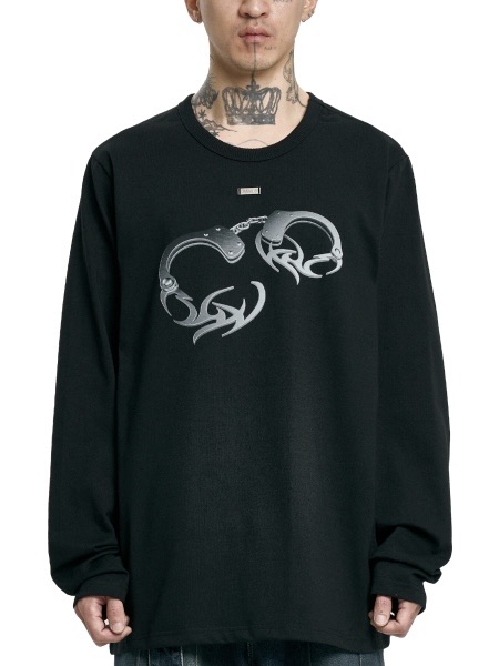 AJOBYAJO】Tribal AJO Handcuffs Long Sleeves T-Shirt | OUR