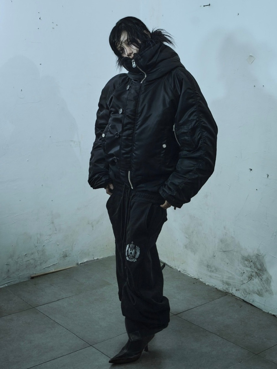 大人の上質  OFF SUNDAY CLUB】Sagging BRAND OUR | sweatpants double パンツ