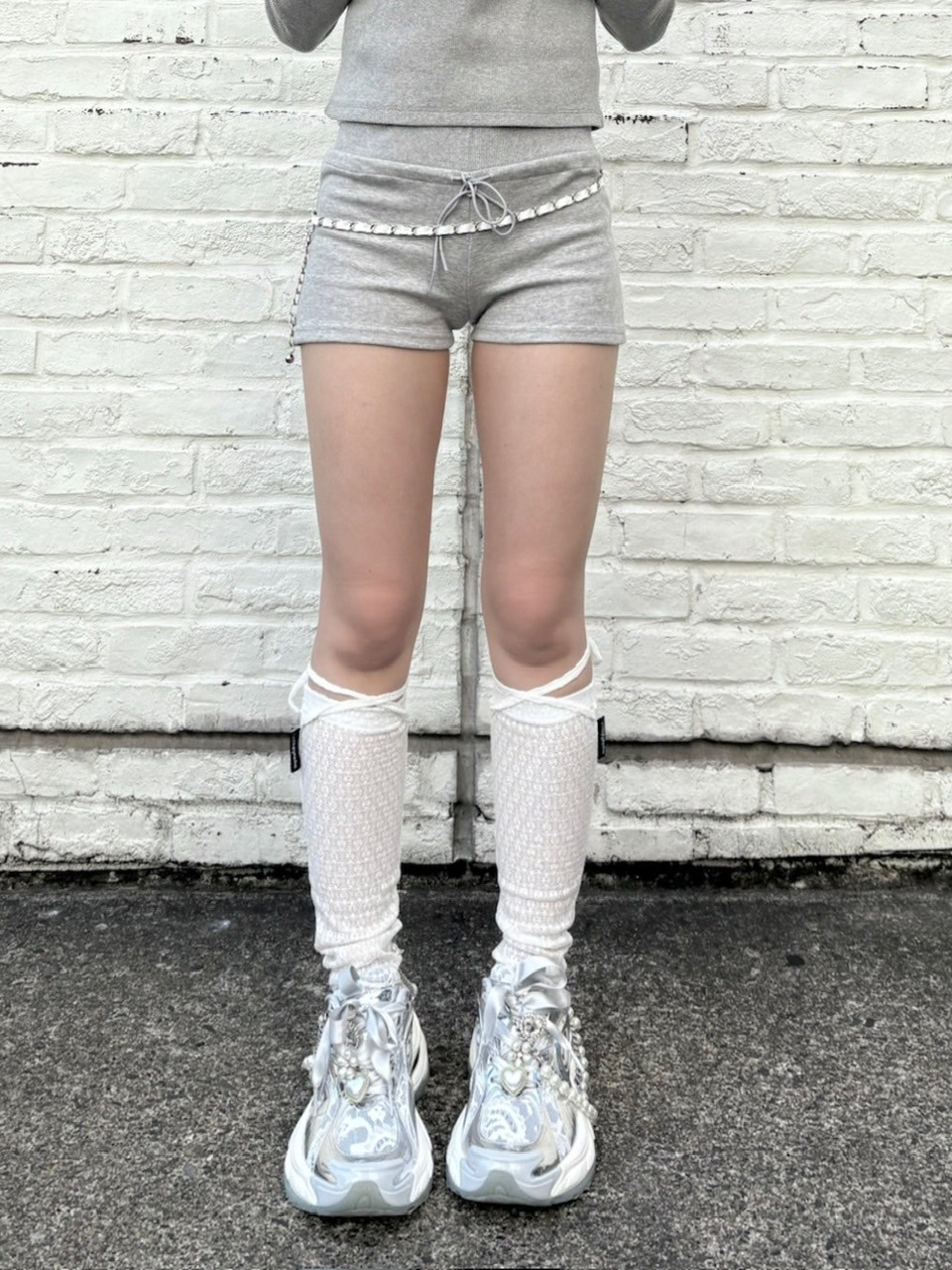 受注制【nmtc +】sweat mini shorts (2color)