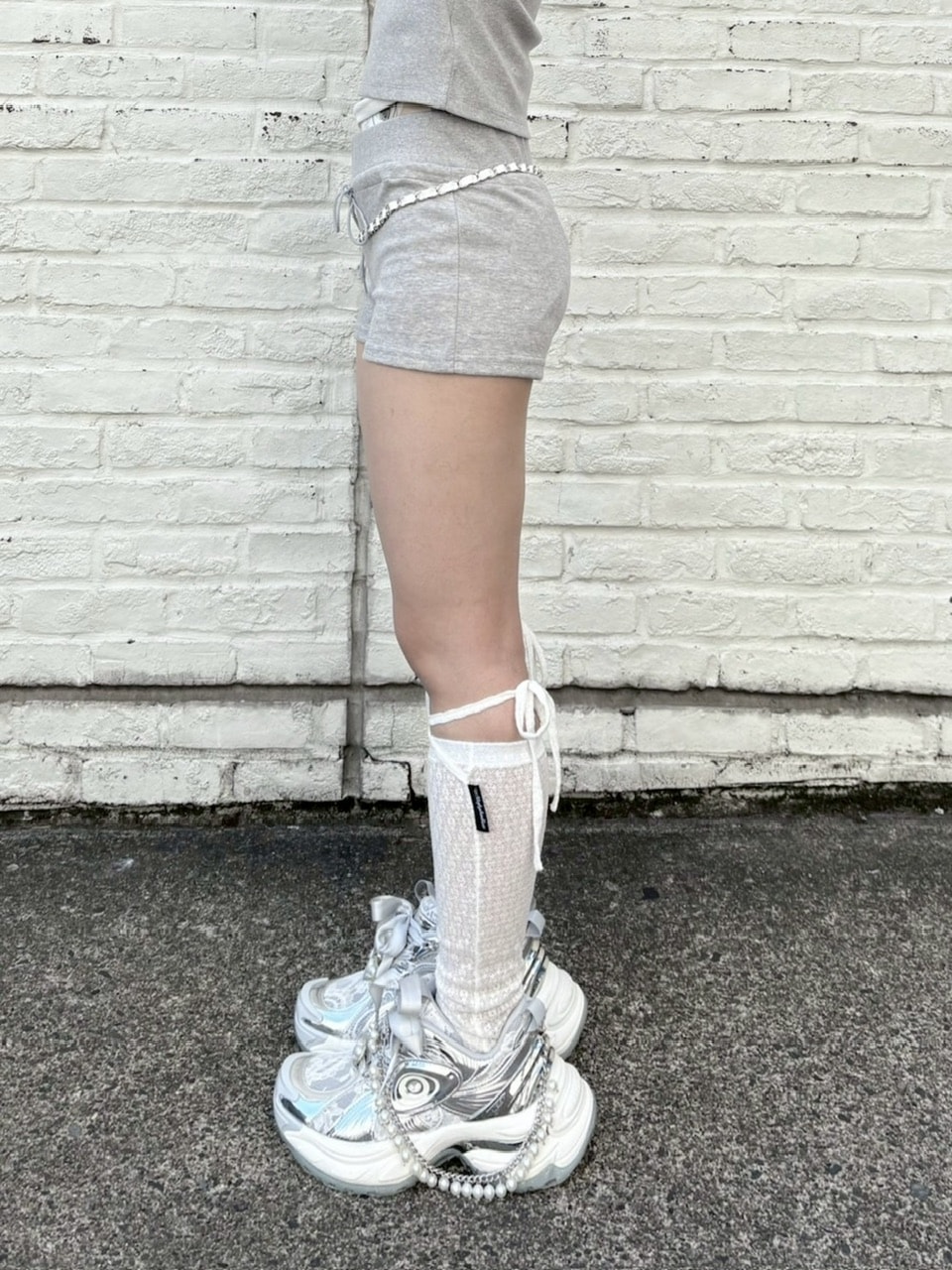 受注制【nmtc +】sweat mini shorts (2color)