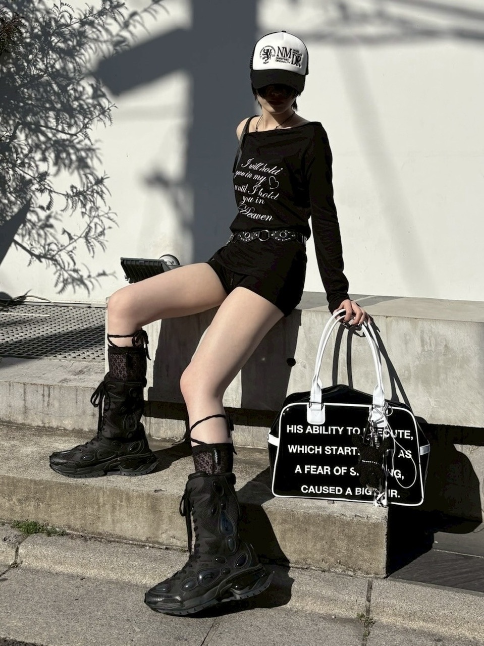 受注制【nmtc +】sweat mini shorts (2color)