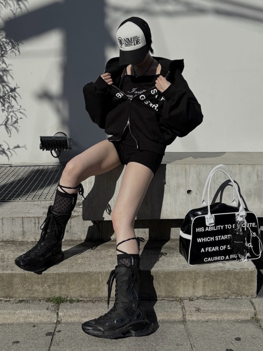 受注制【nmtc +】sweat mini shorts (2color)