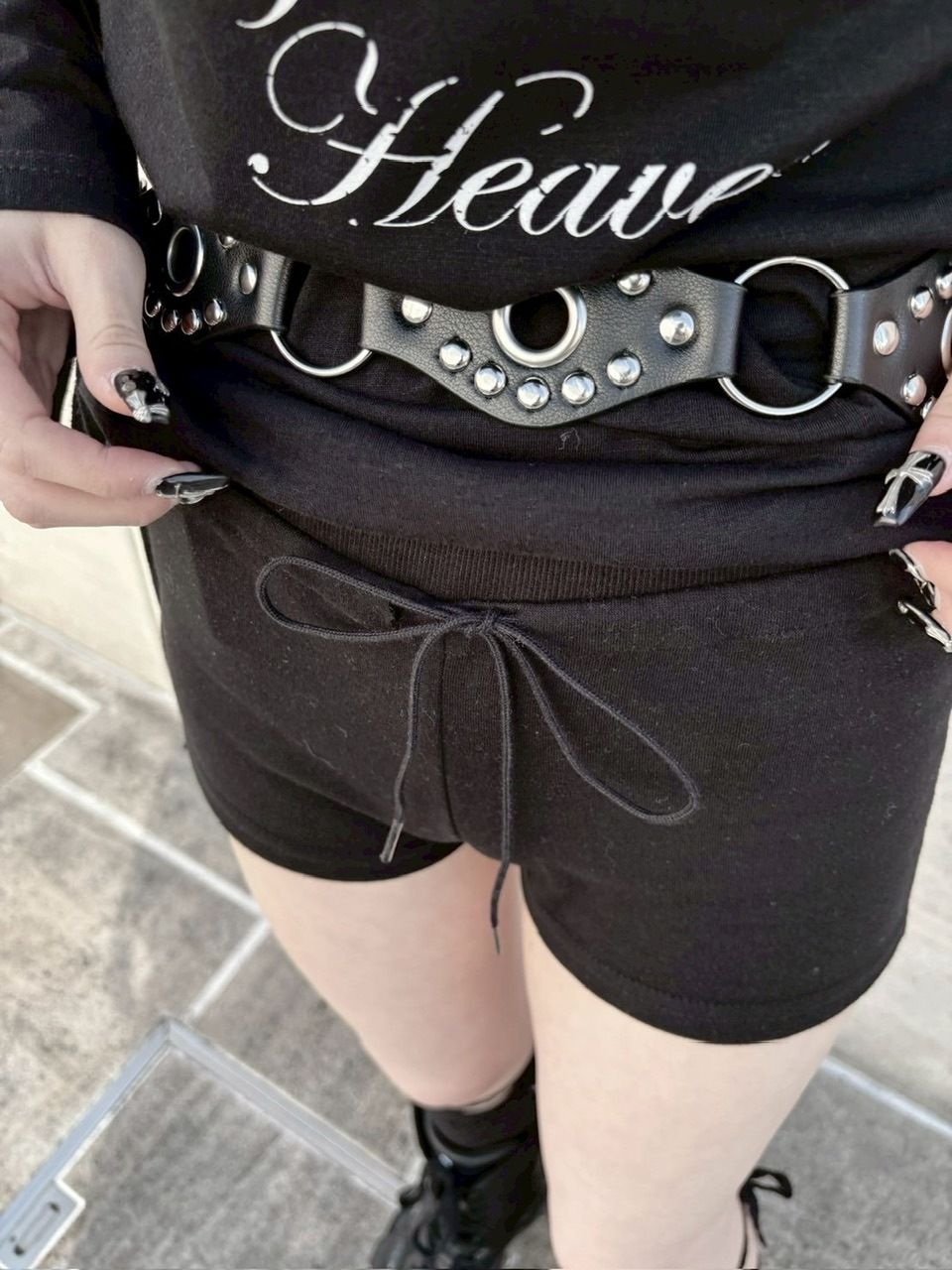 受注制【nmtc +】sweat mini shorts (2color)