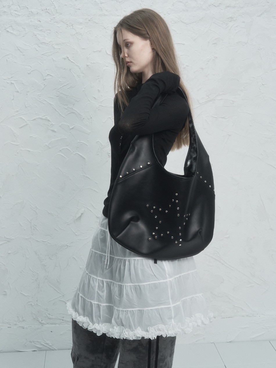 ★韓国大人気★SETUP-EXE★ STAR HOBO BAG BLACK ★早期完売★ SETUP‐EXE】STAR HOBO BAG | OUR BRAND,SETUP-EXE | PRESSING