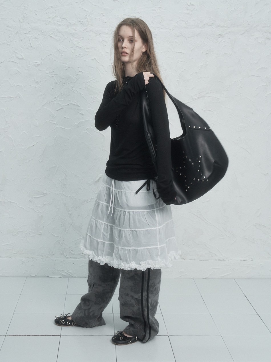 【SETUP-EXE】STAR HOBO BAG ★韓国人気★ 追跡付 SETUP‐EXE】STAR HOBO BAG | OUR BRAND,SETUP-EXE | PRESSING