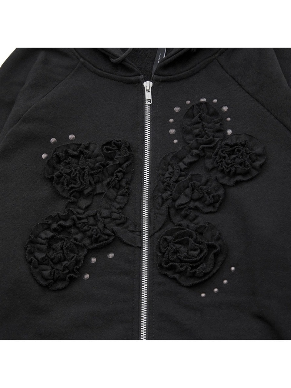 FLAREUP】Ruffle Zip Hoodie / 【フレアアップ】ラッフルジップアップ