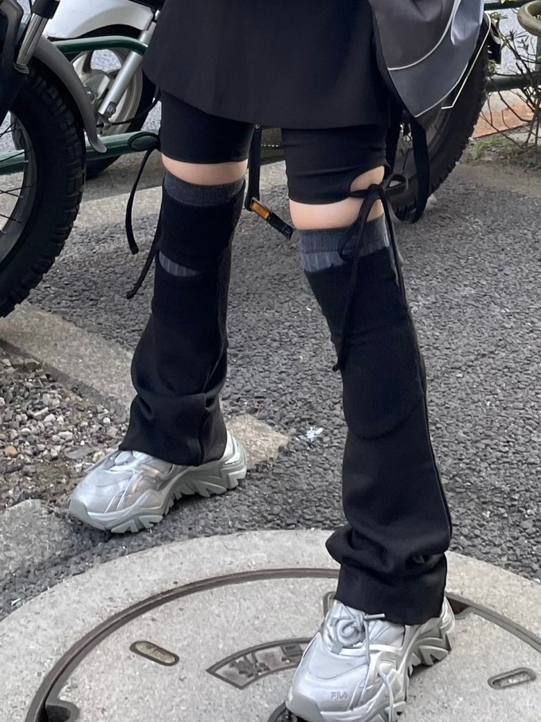 レッグウェア neith. Free Form Legcover(Twill) Free Form Legcover(Denim)（Dark Blue） – neith.onlinestore