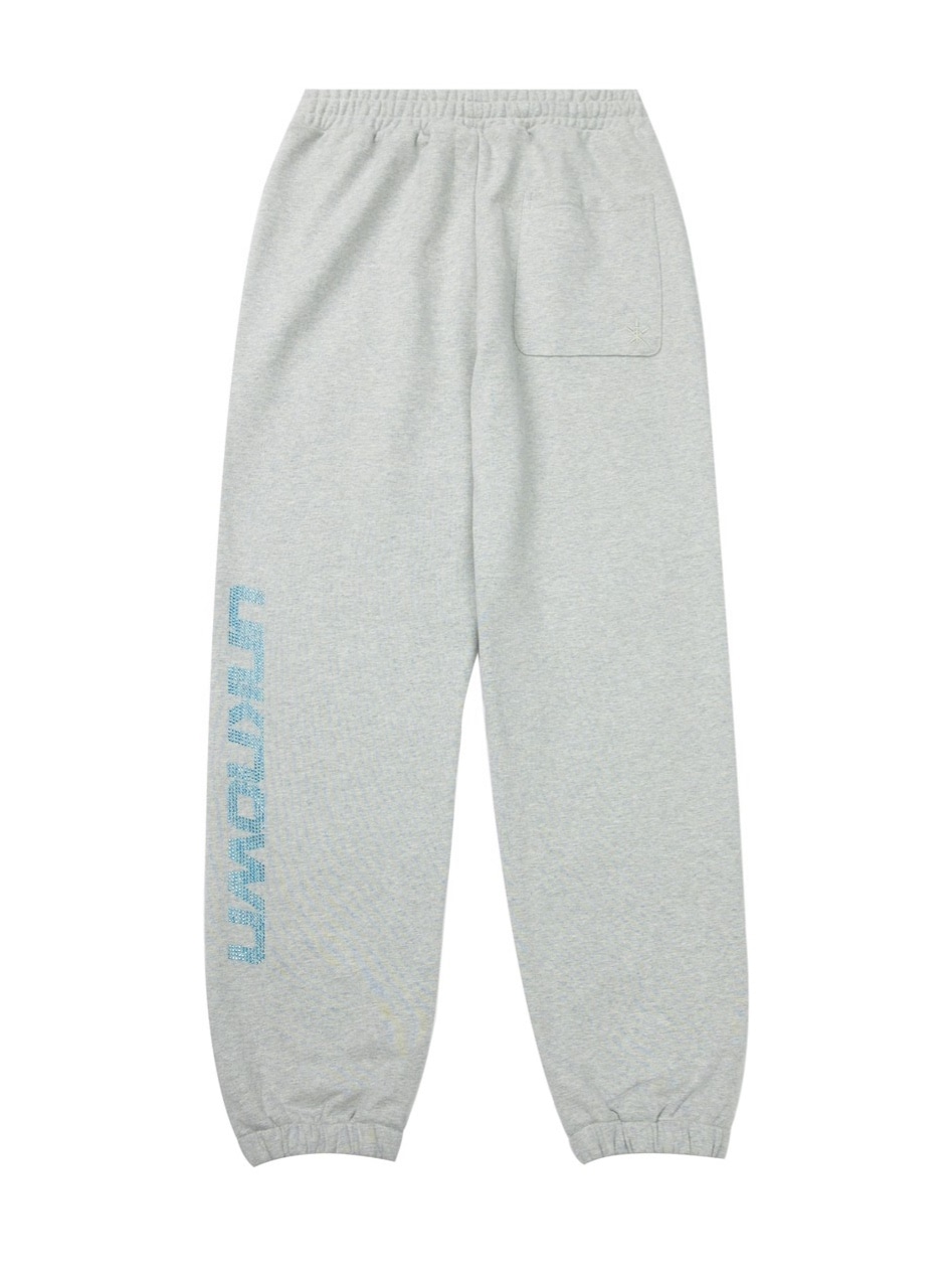 UNKNOWN アンノウン ☆ Signature Rhinestone Joggers ロゴ unknown】AW22 UNKNOWN SIGNATURE RHINESTONE LOGO JOGGERS 01