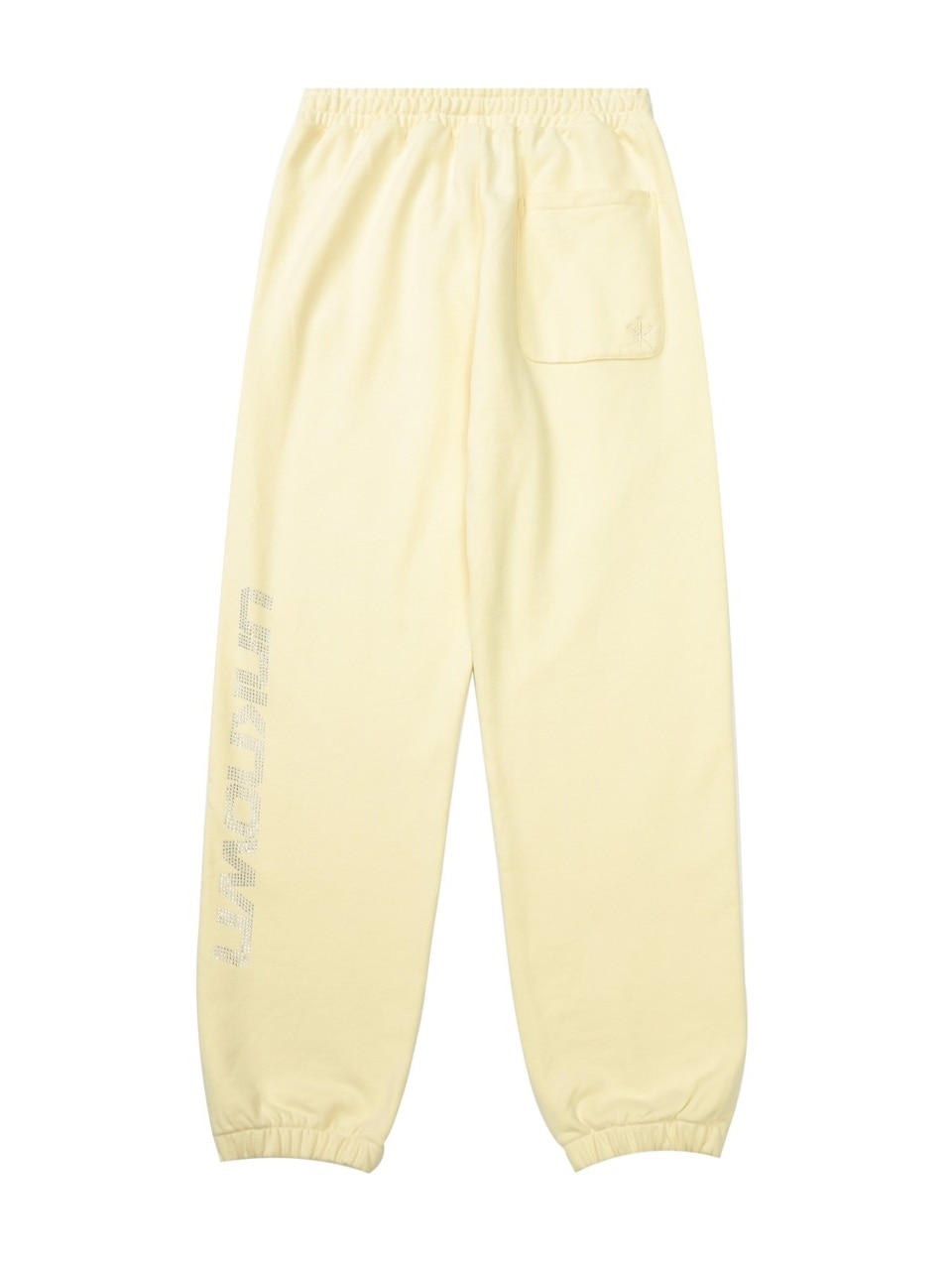 UNKNOWN アンノウン ☆ Signature Rhinestone Joggers ロゴ unknown】AW22 UNKNOWN SIGNATURE RHINESTONE LOGO JOGGERS 01
