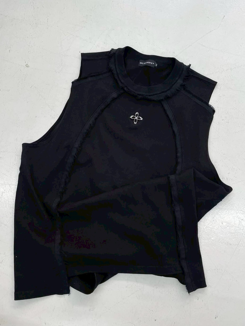タンクトップ SURGERY dekki clover logo sleeveless 5FT1971 ○SURGERY○ surgery metal clover logo sleeveless (SURGERY