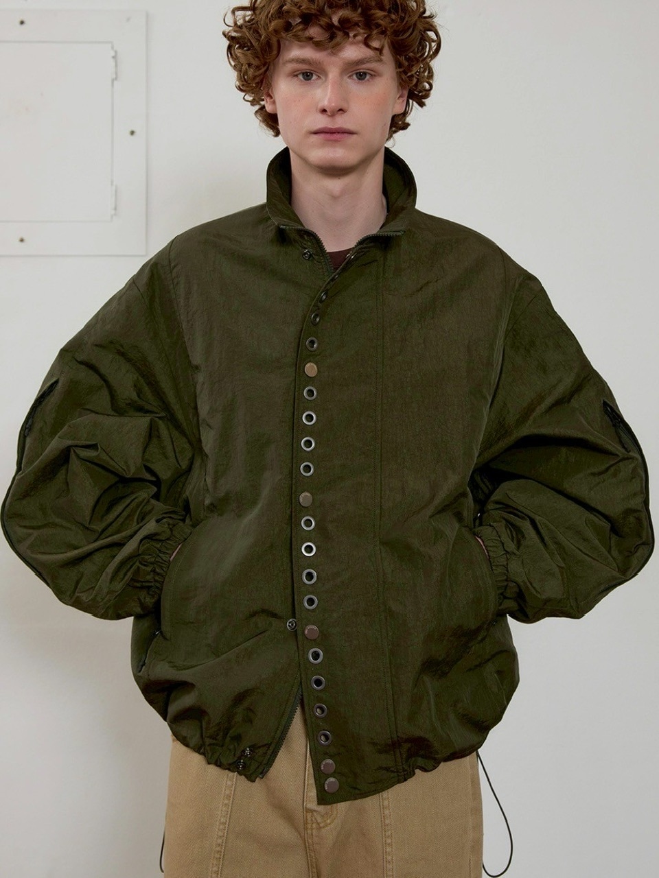 ESC STUDIO】eyelet wind breaker jacket | OUR BRAND,ESC