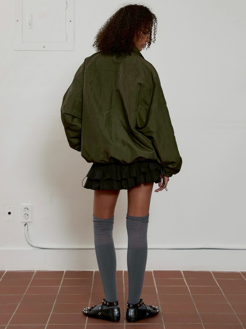 ESC STUDIO】eyelet wind breaker jacket | OUR BRAND,ESC STUDIO