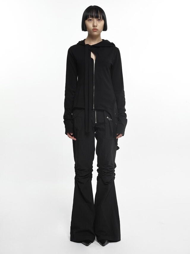 NACHE】EXPOSURE ZIP DETAIL PANTS (UNISEX) | OUR BRAND,NACHE