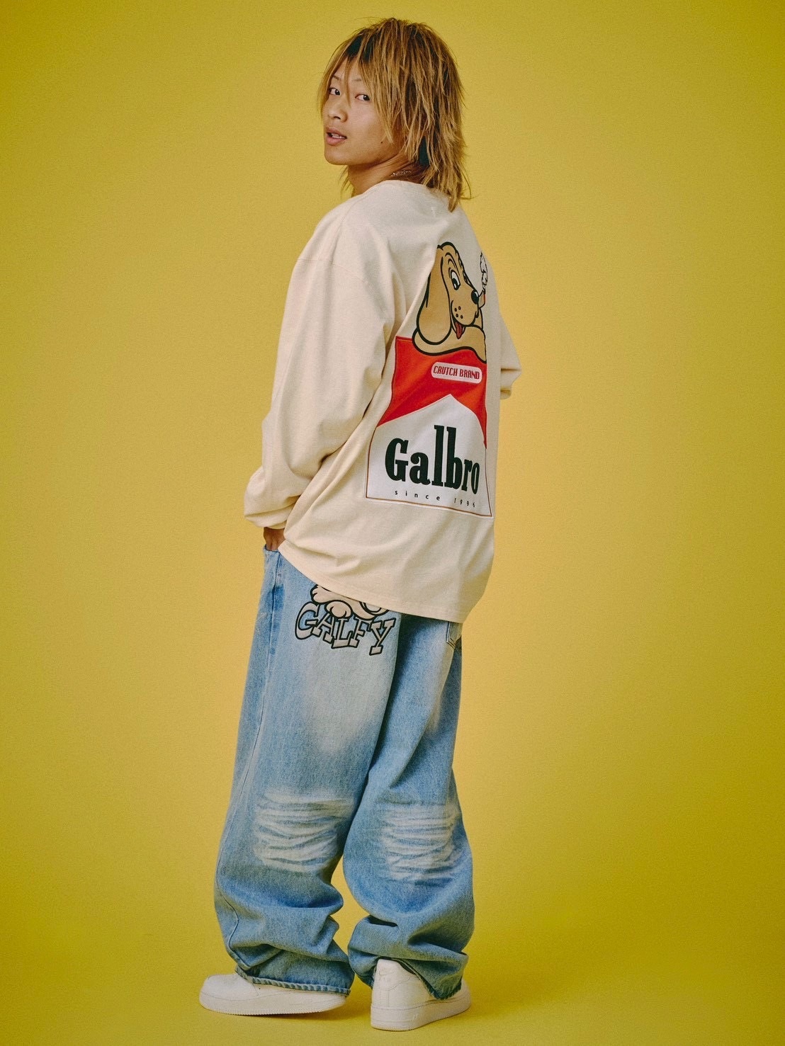 【GALFY】ジャラジャラギャル男デニム