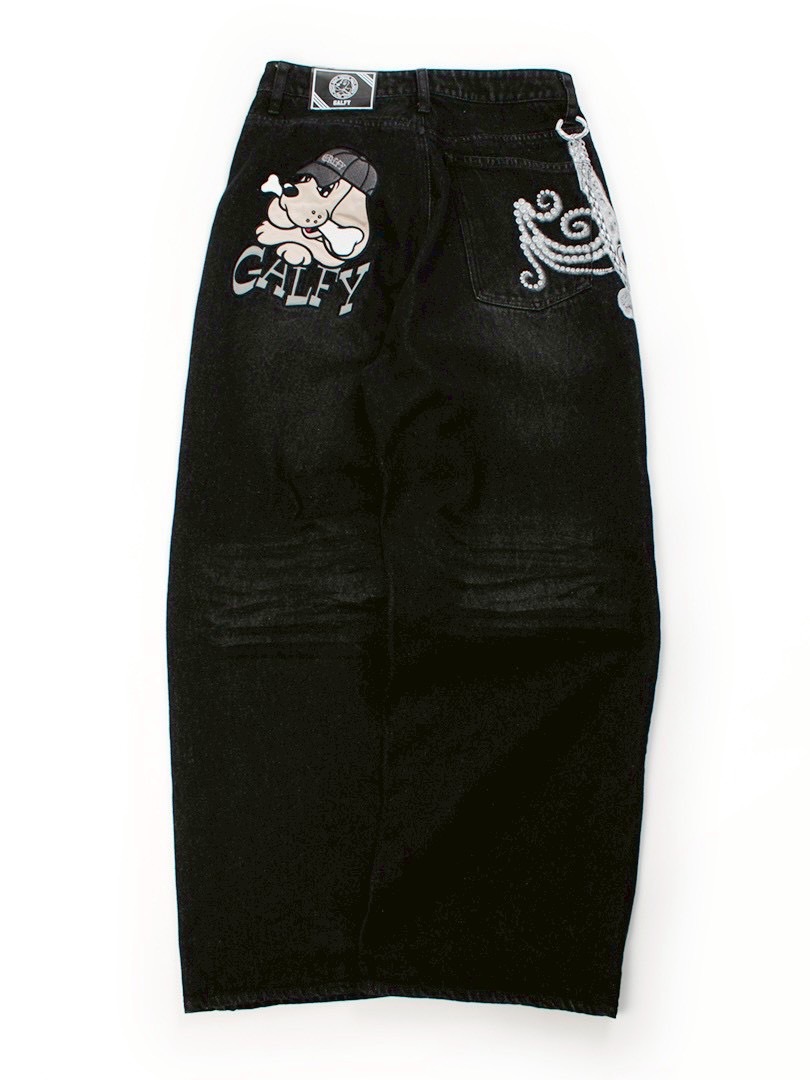 【GALFY】ジャラジャラギャル男デニム