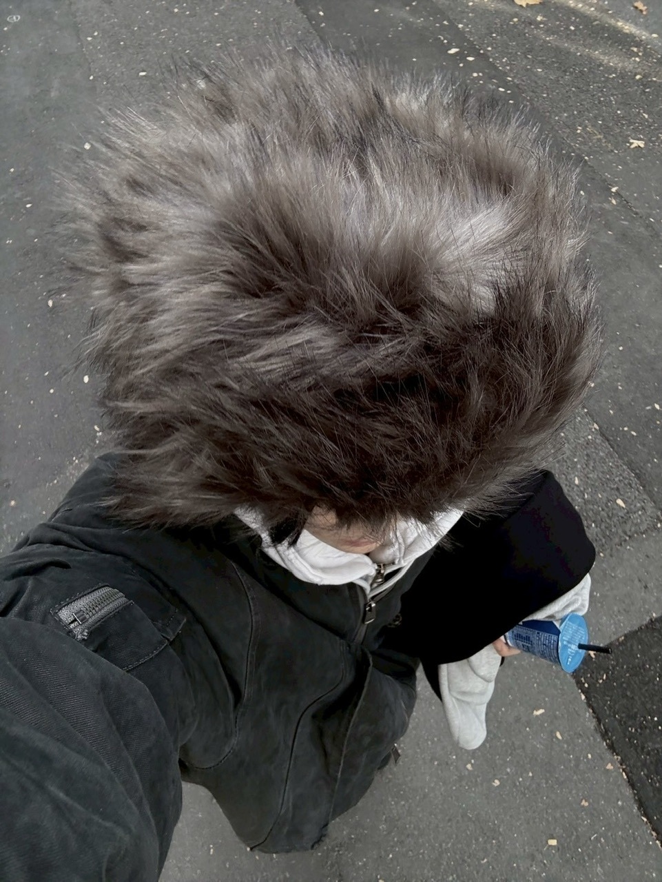 受注制【youll】giant fur flight cap (2color)