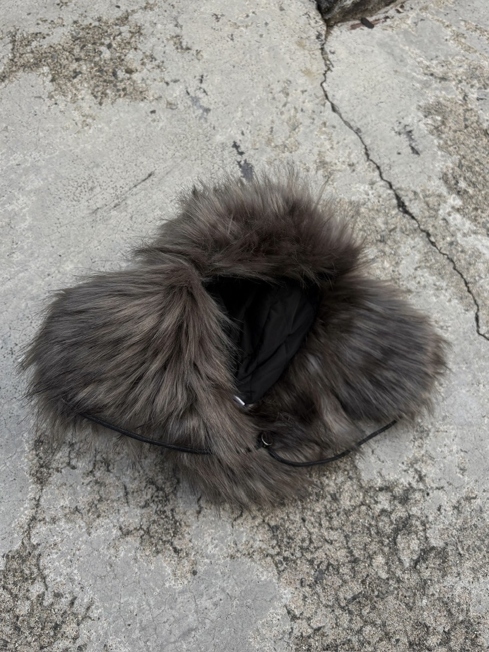 受注制【youll】giant fur flight cap (2color)
