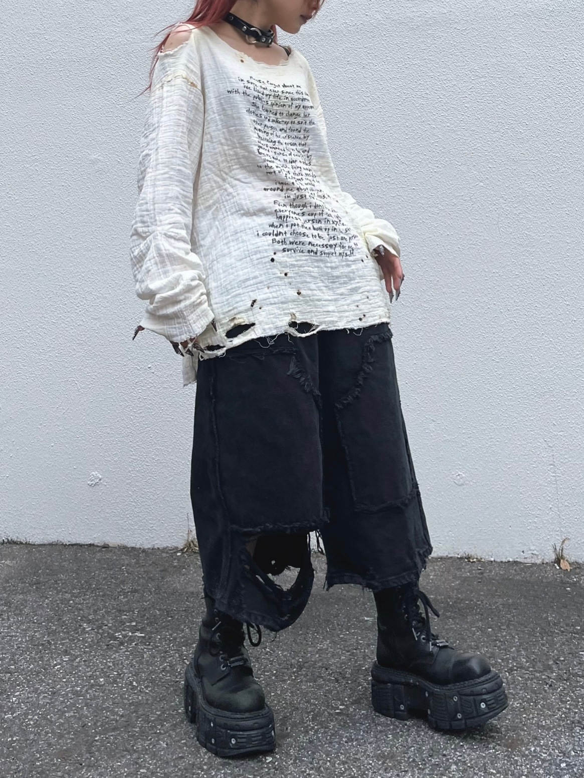 BizarreMaiden】smoked double gauze shirt（Double Gauze