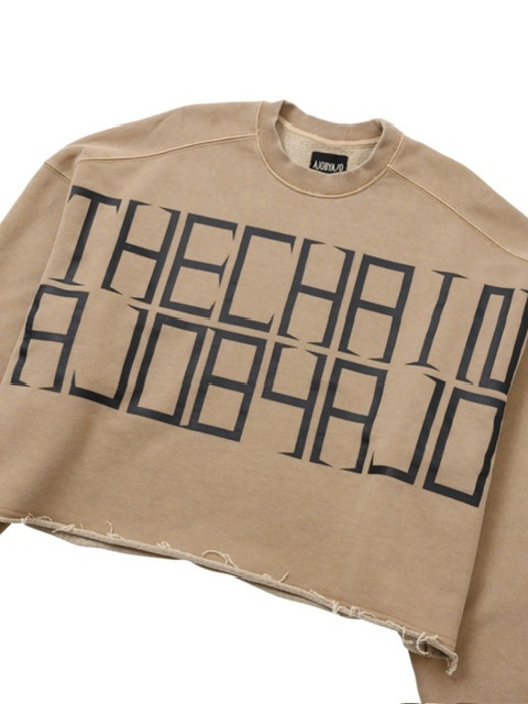 トップス ajobyajo 23FW cropped sweat KNIT WEAR - AJOBYAJO