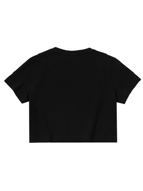 【TLLDAWN】 ART RHINESTONE 1/2 SLEEVE TEE (W) BLACK TILLDAWN】ART RHINESTONE 1/2 SLEEVE(W) | OUR BRAND,TILLDAWN